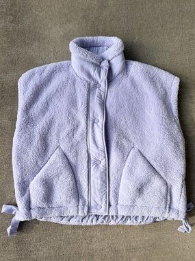 FP Movement lilac purple scout it out fleece vest Sherpa top